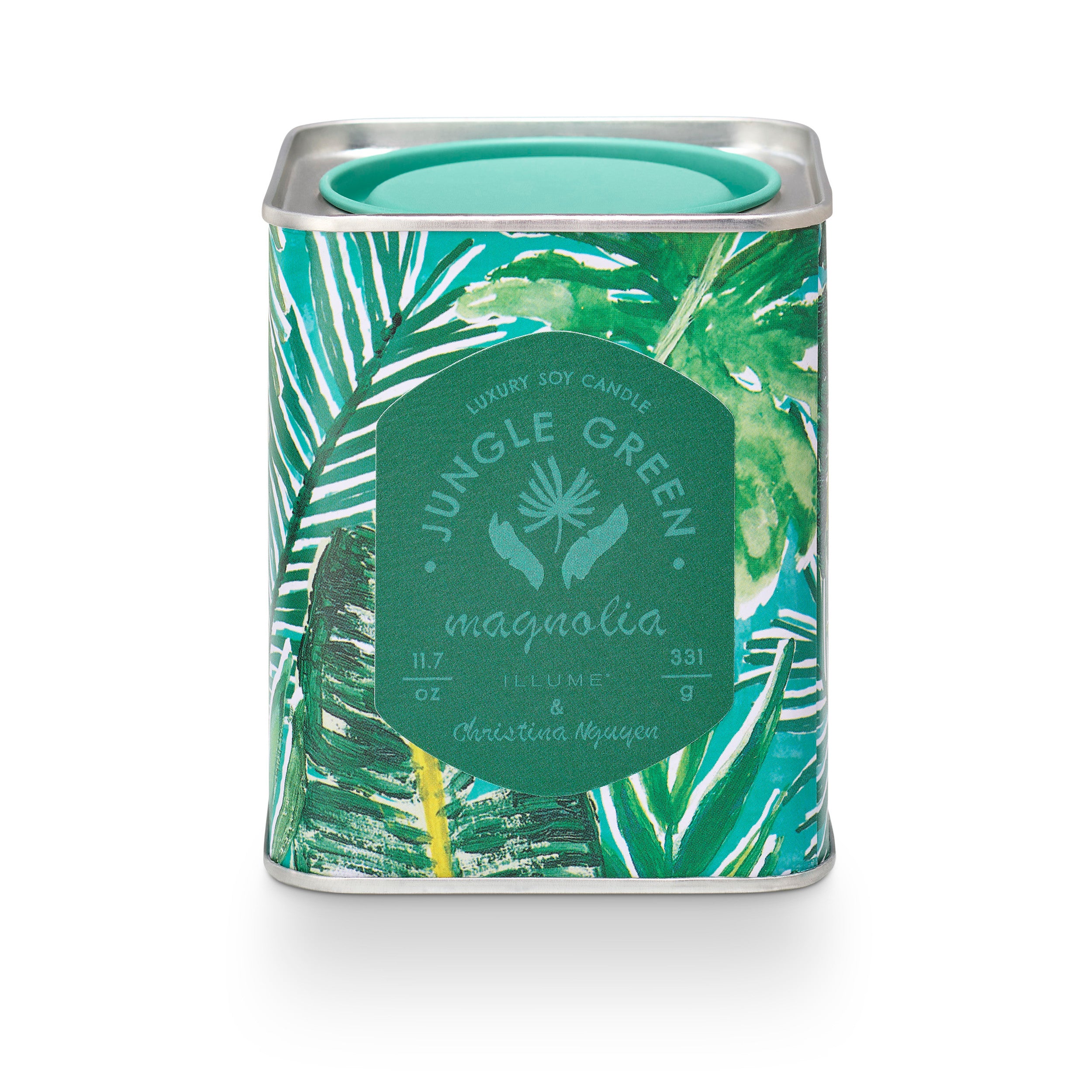 ILLUME Jungle Green Magnolia Printed Tin Candle – Illume Candles