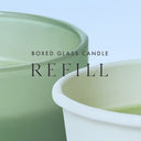 Hinoki Sage Boxed Glass Candle Refill