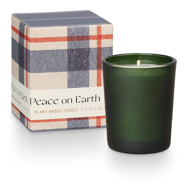 Balsam & Cedar Peace on Earth Boxed Votive Candle - Illume Candles - 46275172000