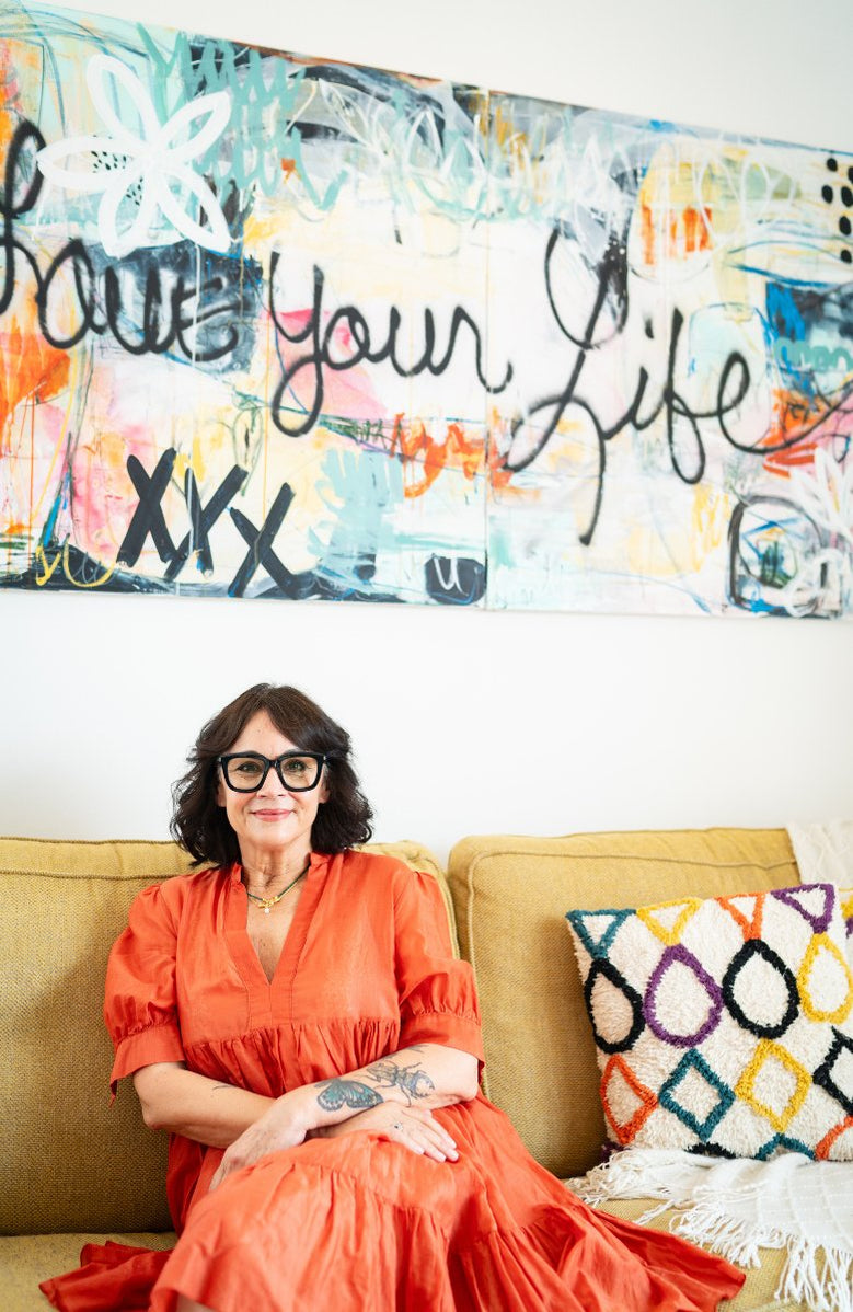 Linnette Reed Lynette Reed x ILLUME Founder Abstract Painting Candle Collection ...