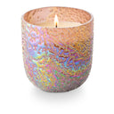 Woodfire Small Beaded Glass Candle