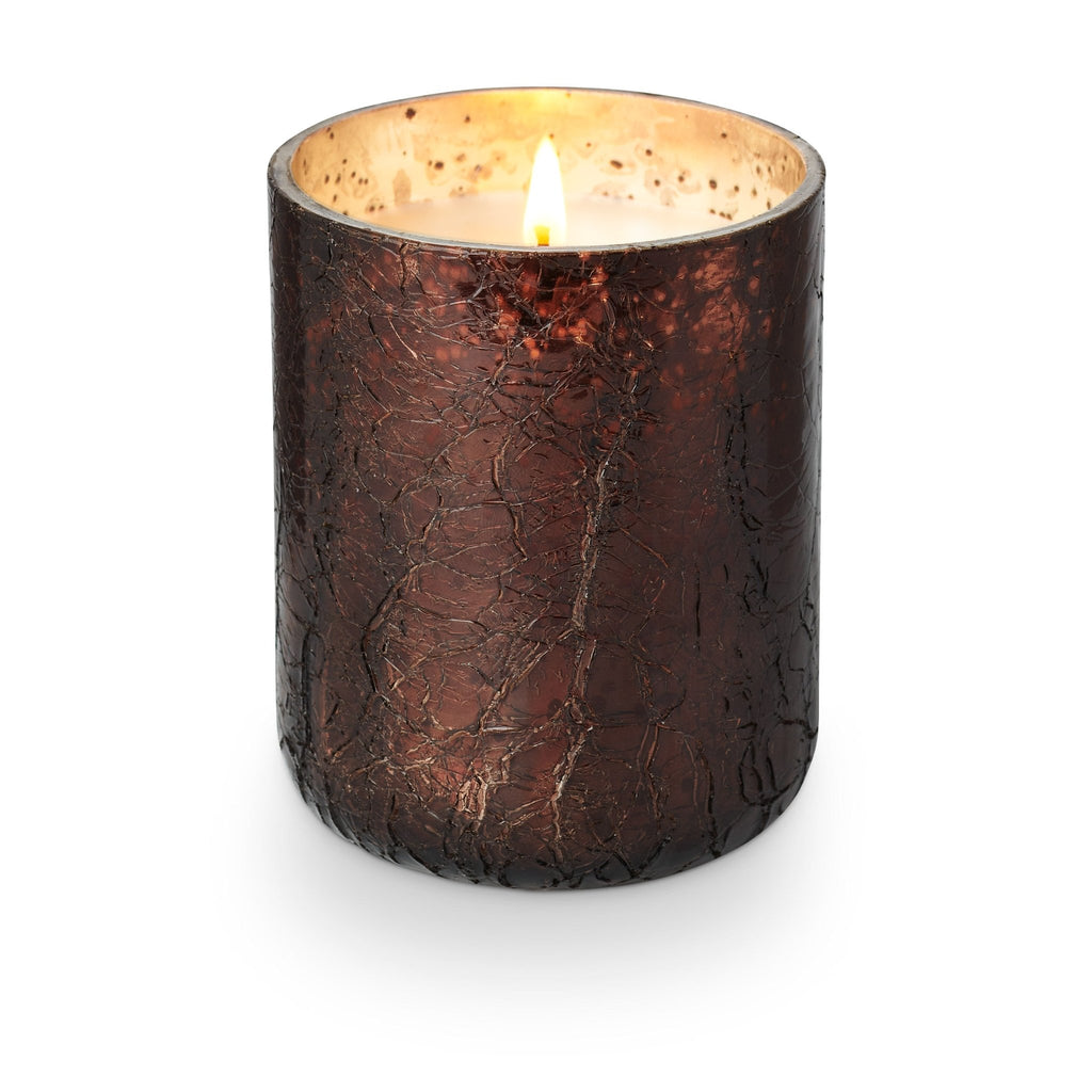 Midnight Pumpkin Small Boxed Crackle Glass Candle - Illume Candles - 46280058000