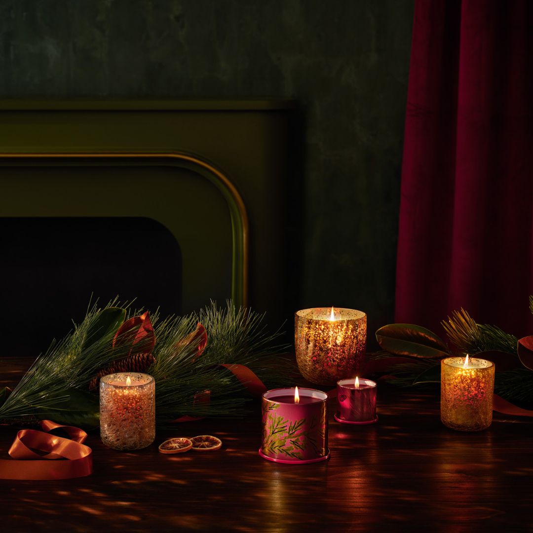 Crimson Woods Demi Vanity Tin Candle – Illume Candles