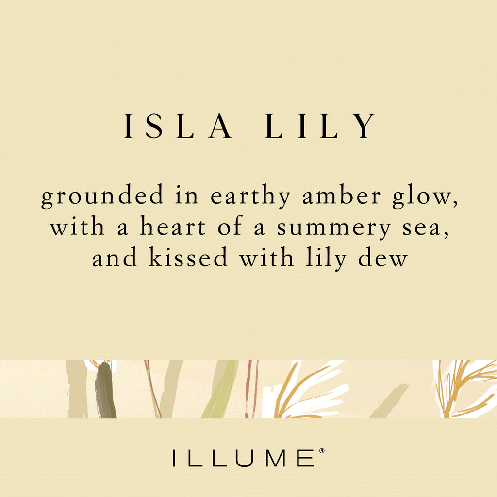 ILLUME Candles Isla Lily Floral Fragrance Refillable Aromatic Diffuser ...