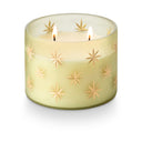 Balsam & Cedar Frosted Star Glass Candle