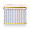 Pink Pine Printed Tin Candle