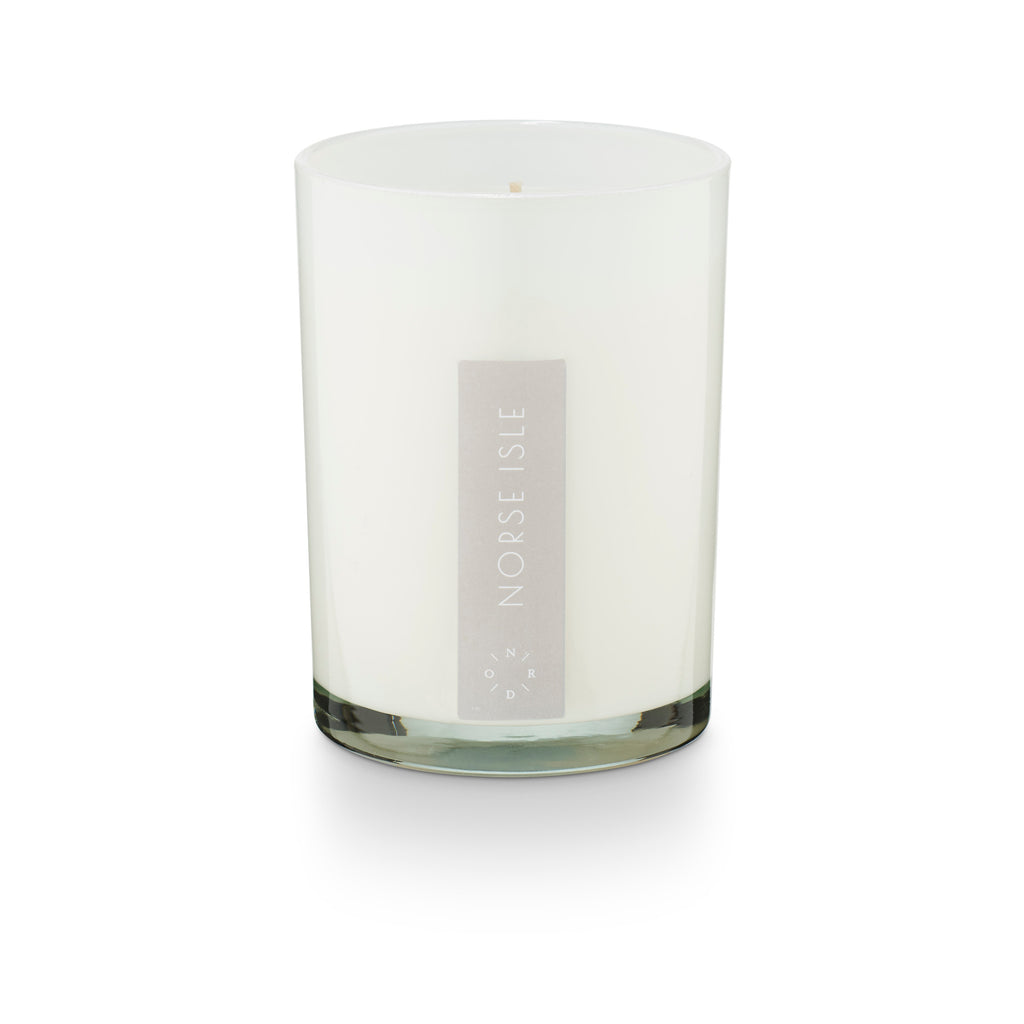 Lifestyle image of Norse Isle Fjord & Form Seafare Glass Candle