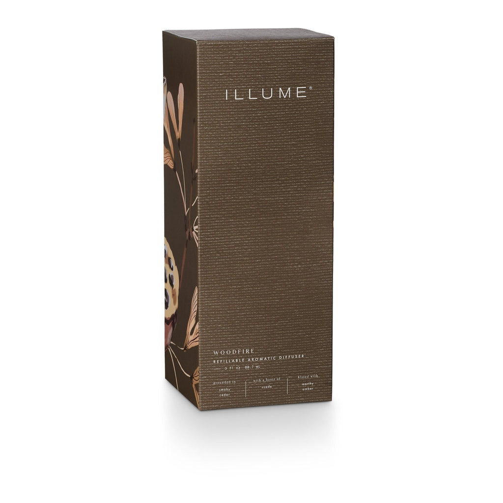 Woodfire Refillable Aromatic Diffuser - Illume Candles - 45363119000