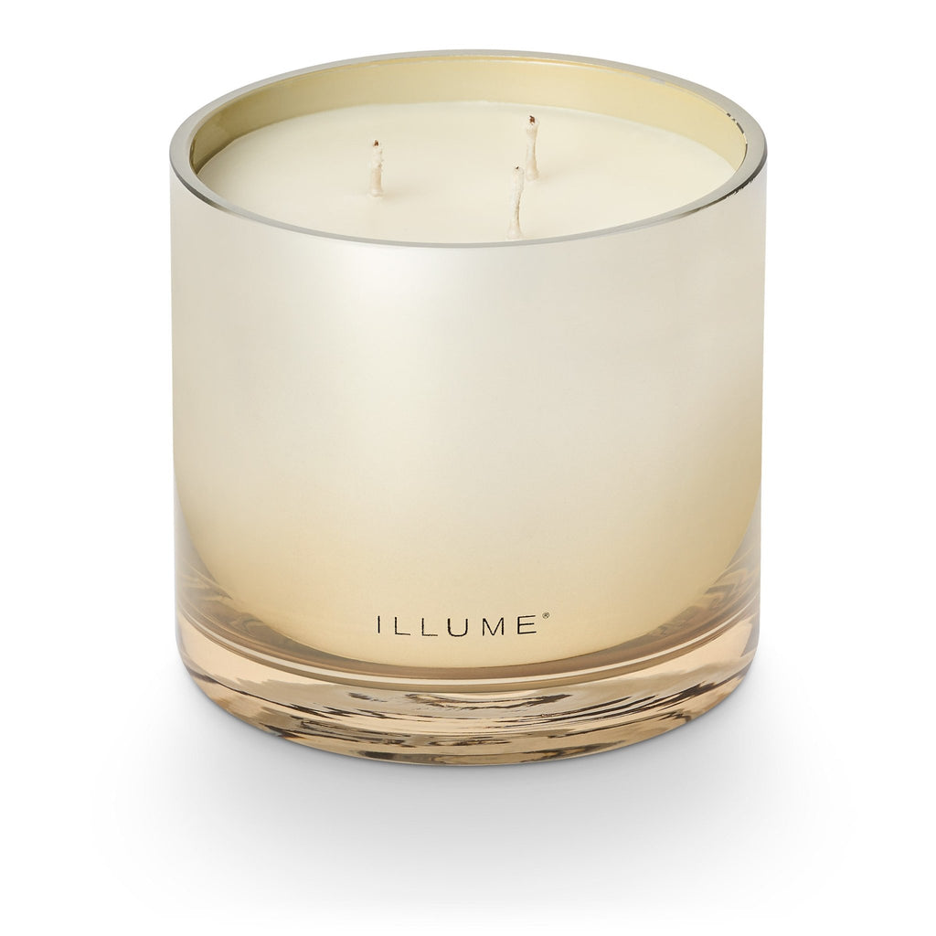 ILLUME Candles Isla Lily Floral 3 wick Statement Glass Candle– Illume  Candles