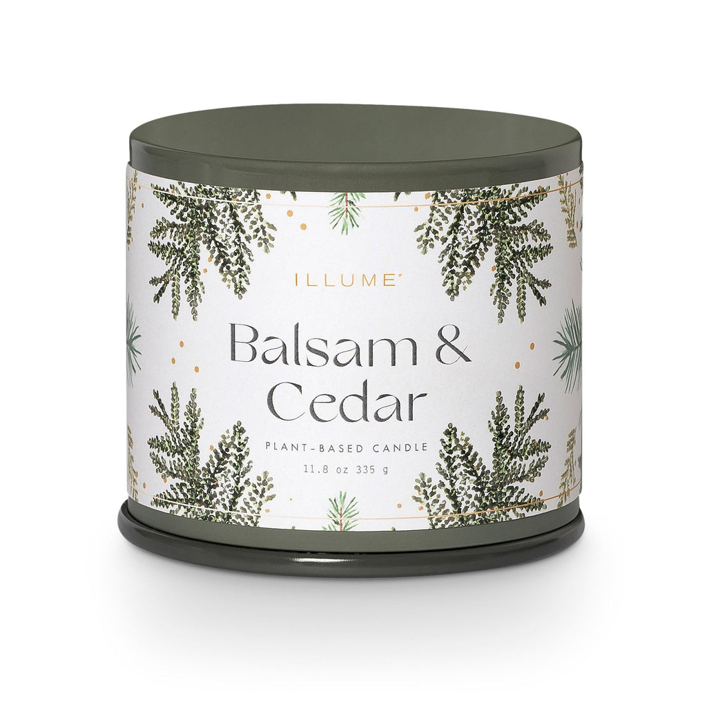 Balsam & Cedar Vanity Tin Candle - Illume Candles - 46263072000