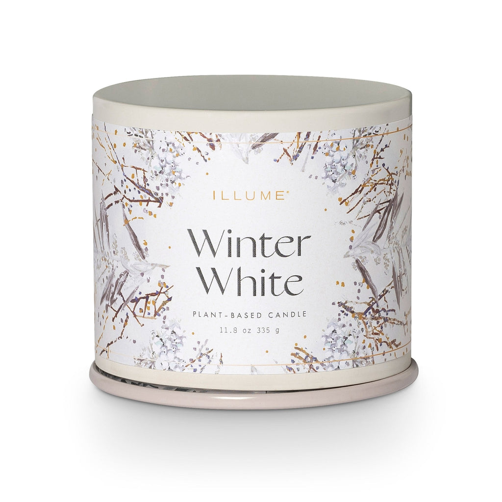 Winter White Vanity Tin Candle - Illume Candles - 46263333000