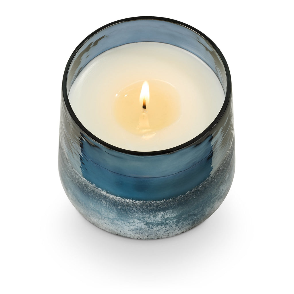 ILLUME Beautifully Done Hidden Lake Baltic Glass Blue 1 Wick Candle– Illume  Candles