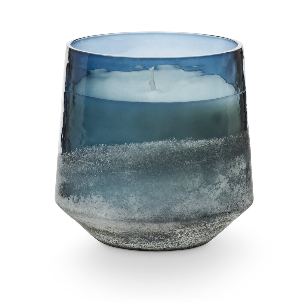 ILLUME Large Baltic Glass Candle, Balsam & Cedar
