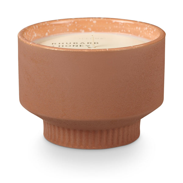 Rhubarb and Honey Ceramic Candle - Illume Candles - 46268007000