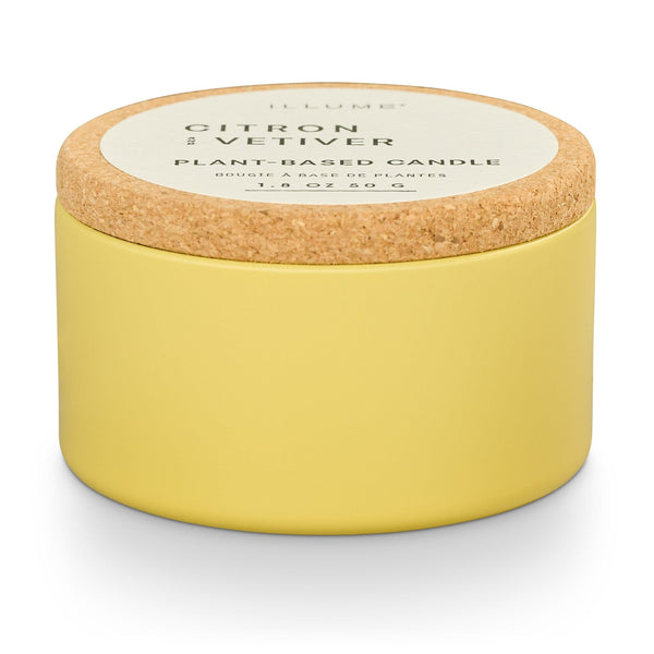 Citron and Vetiver Cork Tin Candle - Illume Candles - 46270004000
