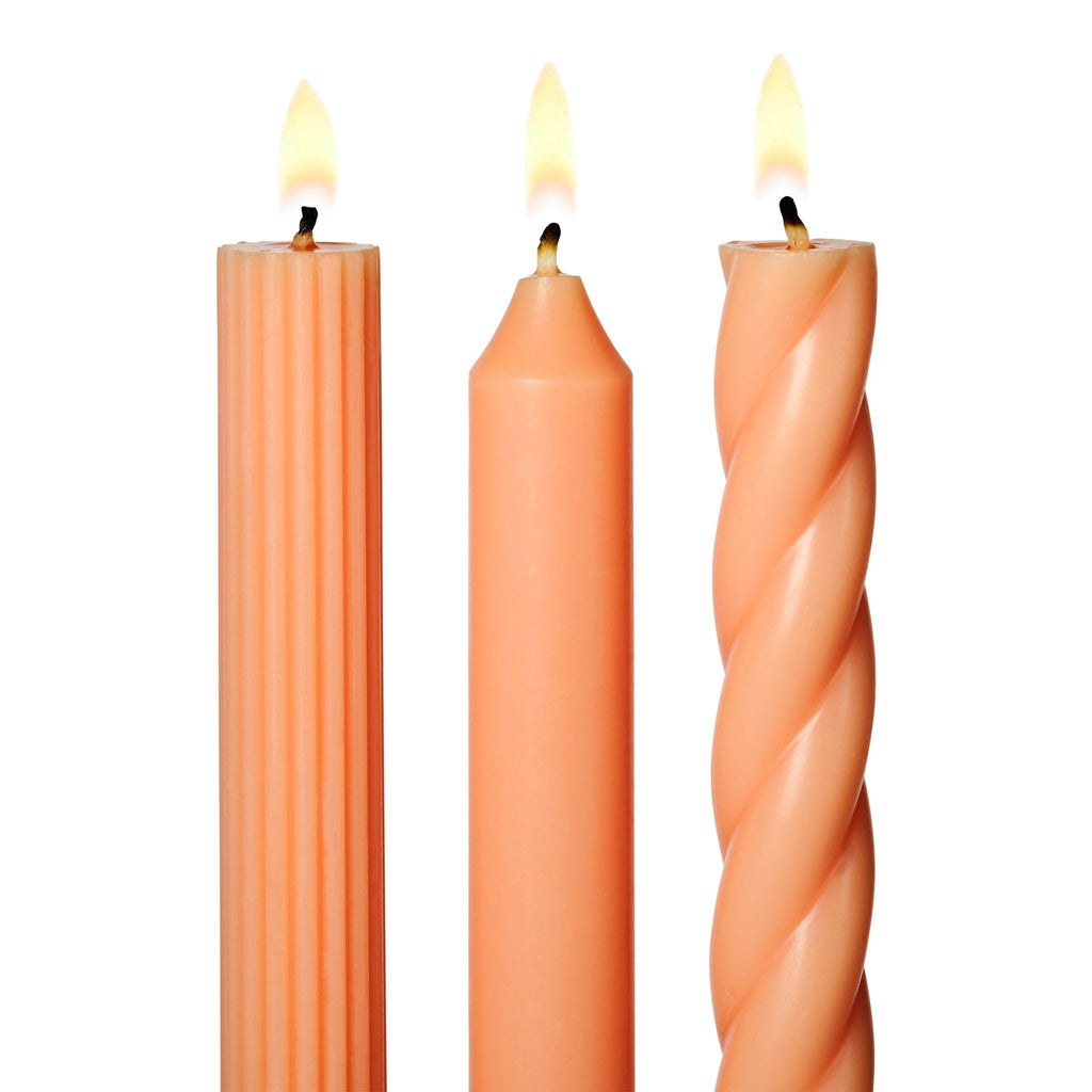 Assorted Pink Candle Tapers 3-Pack - Illume Candles - 46271023000