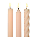 Assorted Pale Pink Candle Tapers 3-Pack - Illume Candles - 46271051000