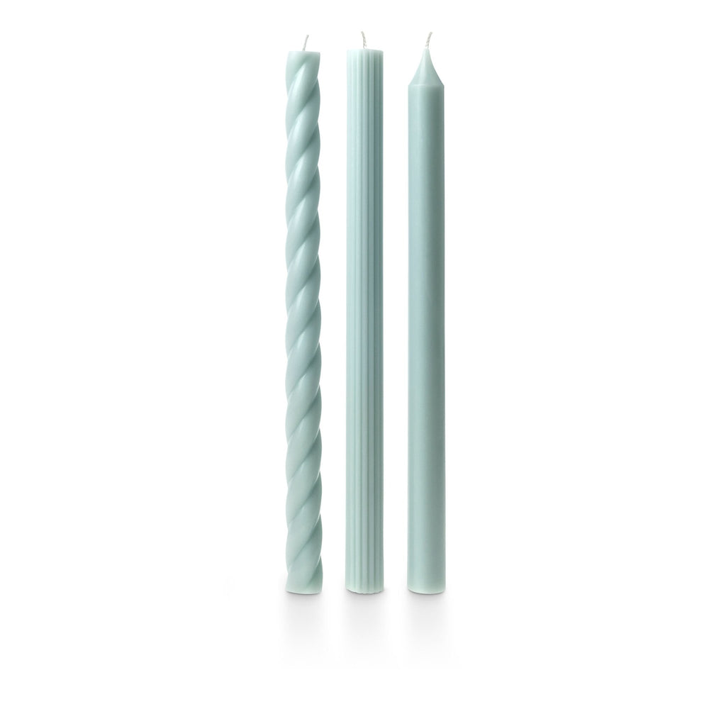 Assorted Light Blue Candle Tapers 3-Pack - Illume Candles - 46271341000