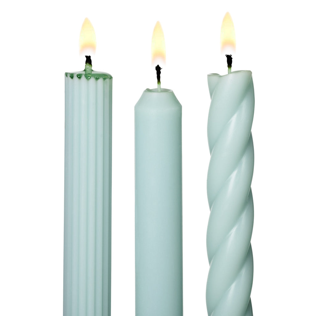 Assorted Light Blue Candle Tapers 3-Pack - Illume Candles - 46271341000
