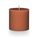 Terra Tabac Small Fragranced Pillar Candle - Illume Candles - 46272001000