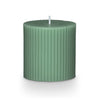 Hinoki Sage Small Fragranced Pillar Candle - Illume Candles - 46272003000
