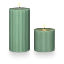 Hinoki Sage Small Fragranced Pillar Candle - Illume Candles - 46272003000