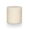 Winter White Small Fragranced Pillar Candle - Illume Candles - 46272333000