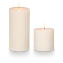 Winter White Small Fragranced Pillar Candle - Illume Candles - 46272333000