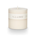 Winter White Small Fragranced Pillar Candle - Illume Candles - 46272333000