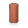Terra Tabac Medium Fragranced Pillar Candle - Illume Candles - 46273001000
