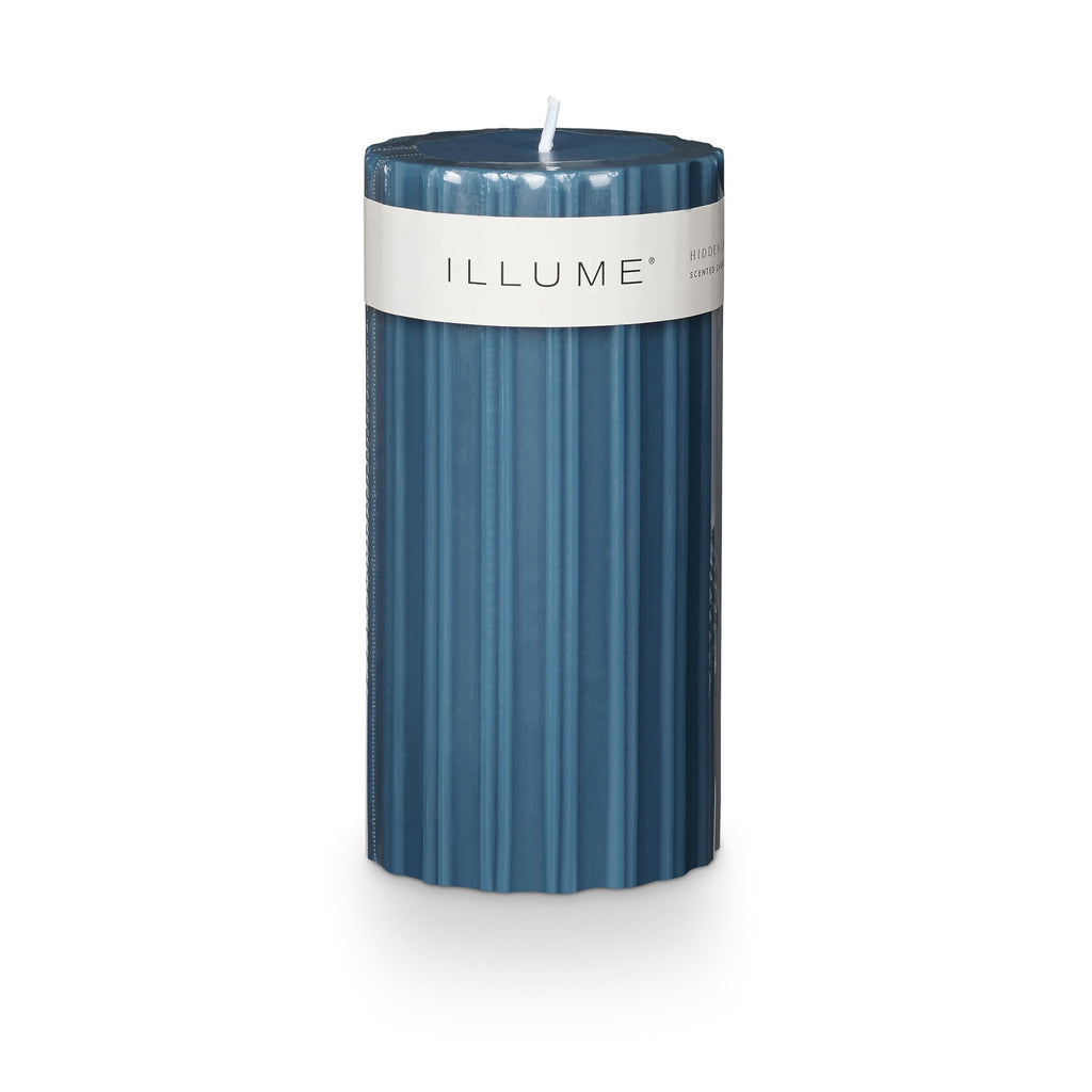 Hidden Lake Medium Fragranced Pillar Candle - Illume Candles - 46273002000