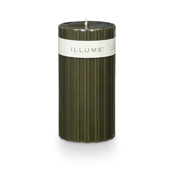 Balsam & Cedar Medium Fragranced Pillar Candle - Illume Candles - 46273072000