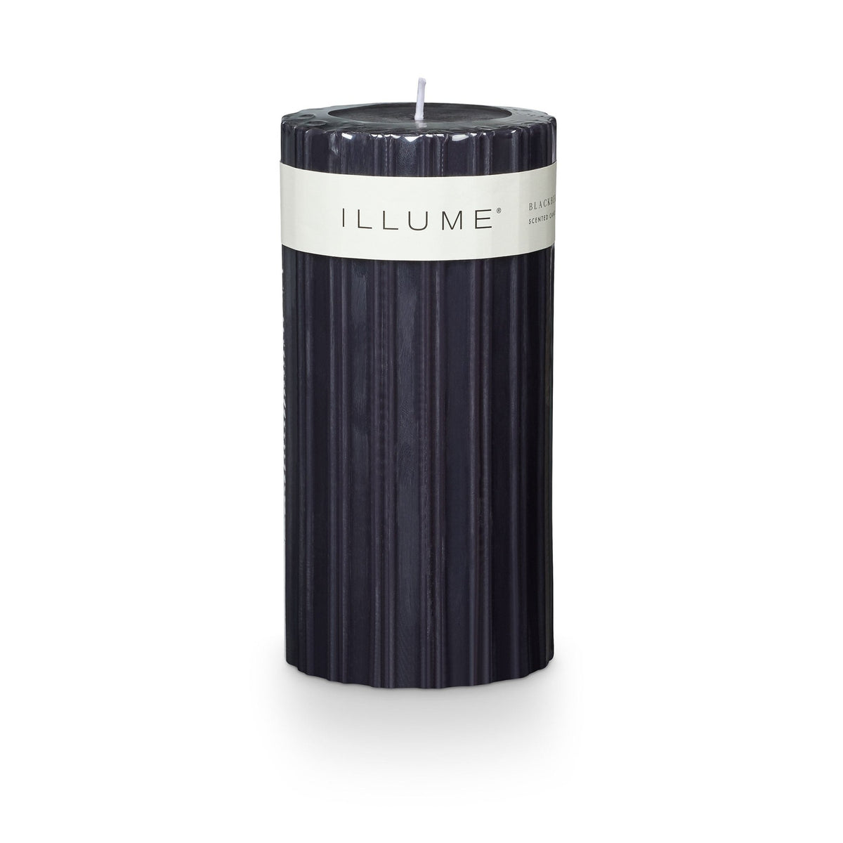 Blackberry Absinthe Medium Fragranced Pillar Candle Illume Candles