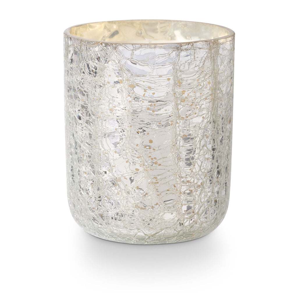 Balsam & Cedar Small Boxed Crackle Glass Candle - Illume Candles - 46280072000