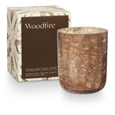 Woodfire Small Boxed Crackle Glass Candle - Illume Candles - 46280119000