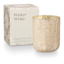 Winter White Small Boxed Crackle Glass Candle - Illume Candles - 46280333000