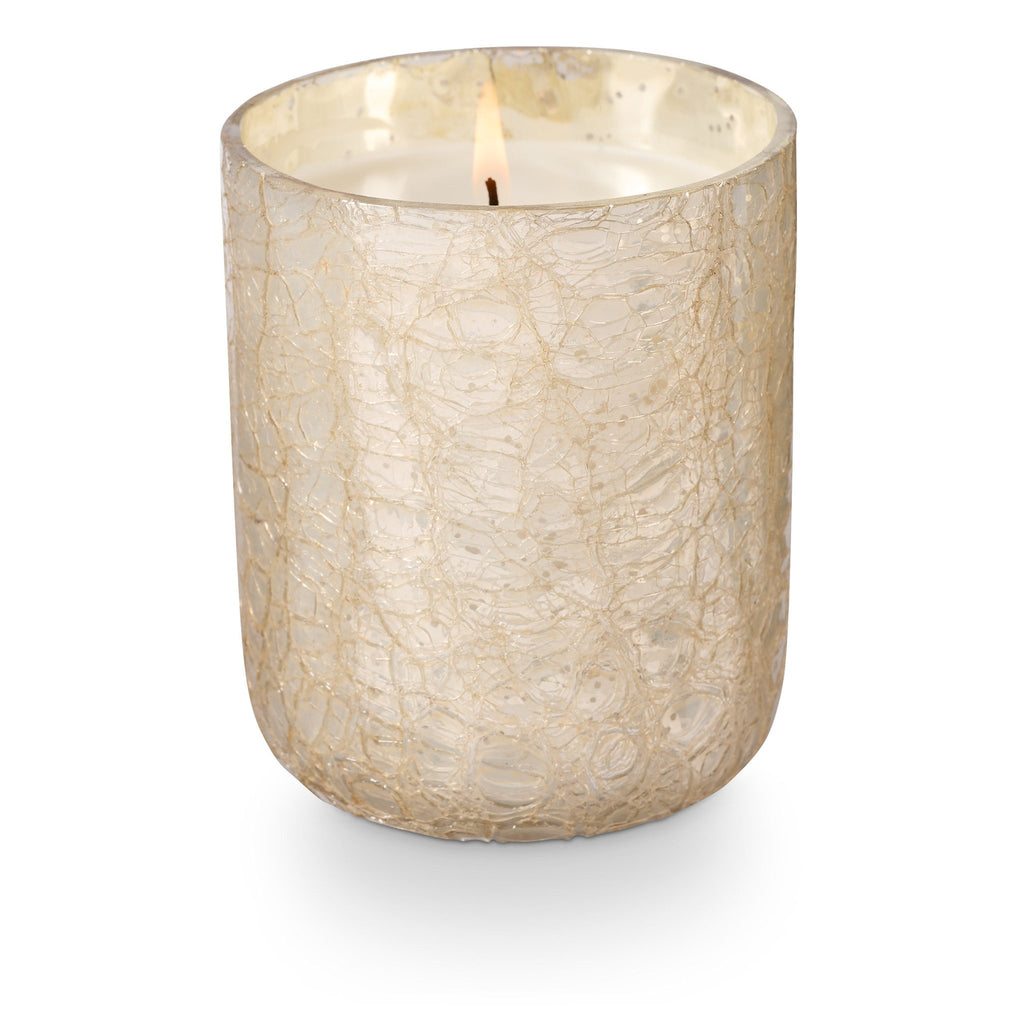 Winter White Small Boxed Crackle Glass Candle - Illume Candles - 46280333000