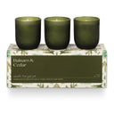 Balsam & Cedar Candle Trio Gift Set - Illume Candles - 46285072000