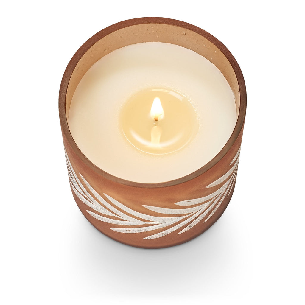 Copper Leaves Gather Glass Candle - Illume Candles - 46287006000
