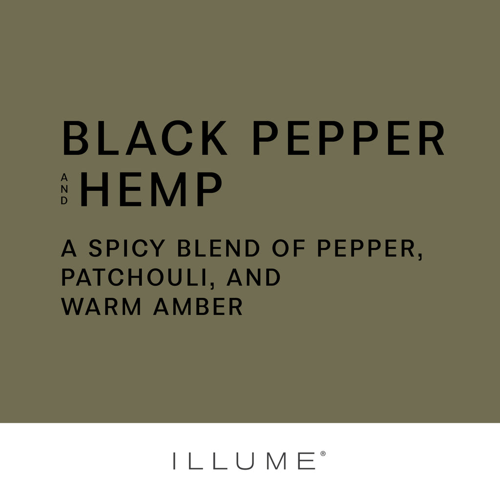 Black Pepper and Hemp Cork Tin Candle - Illume Candles - 46270009000