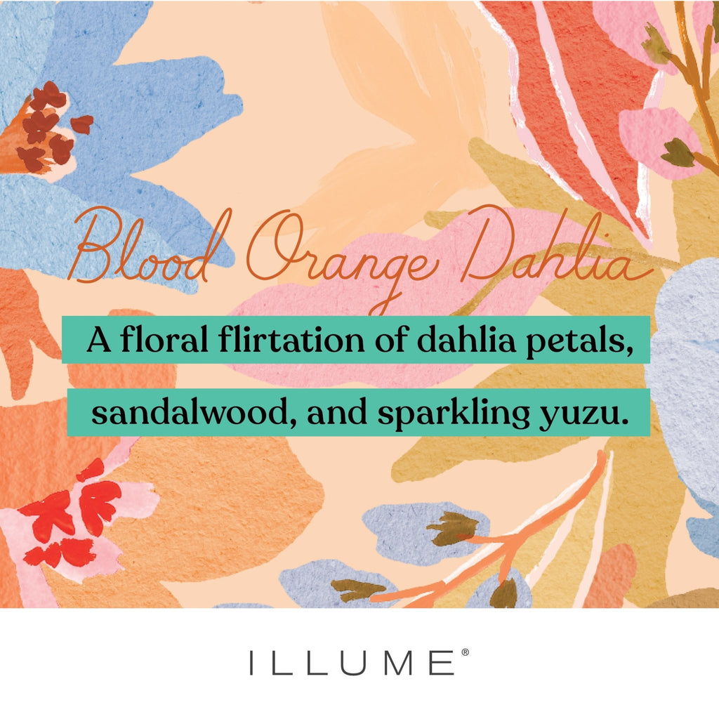 Blood Orange Dahlia Fleur Tin Candle - Illume Candles - 45236344000