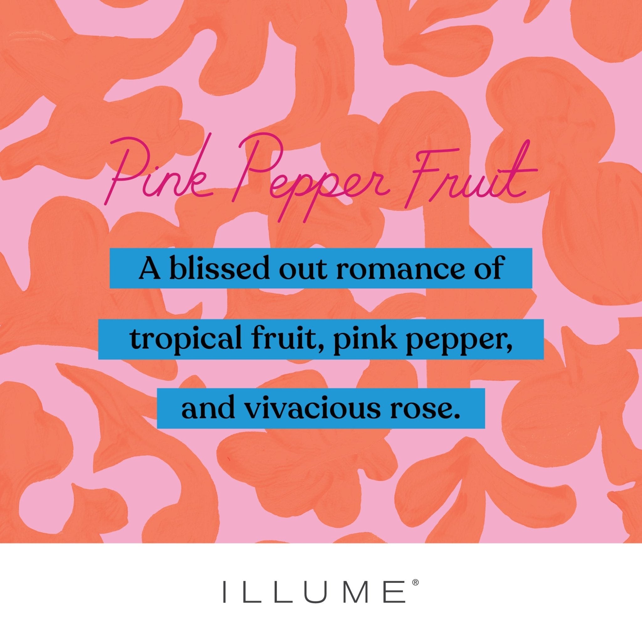 ILLUME Pink Pepper Fruit Aromatic Reed Diffuser Home Fragrance– Illume ...