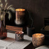 Woodfire Large Boxed Crackle Glass Candle - Illume Candles - 46284119000
