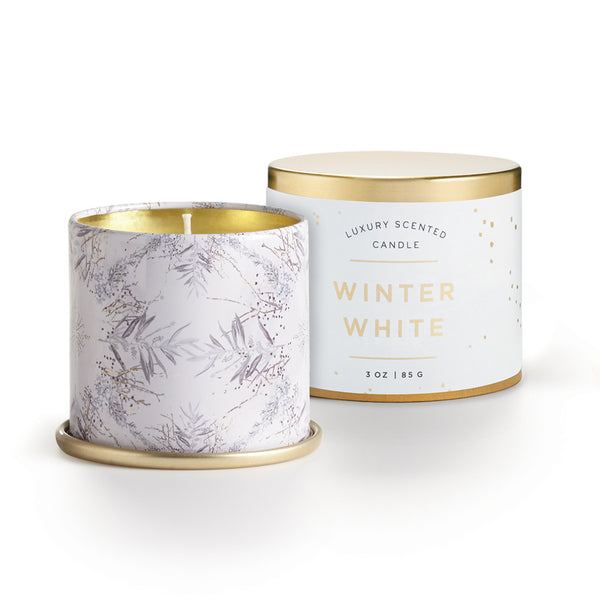 Winter White Demi Vanity Tin Candle