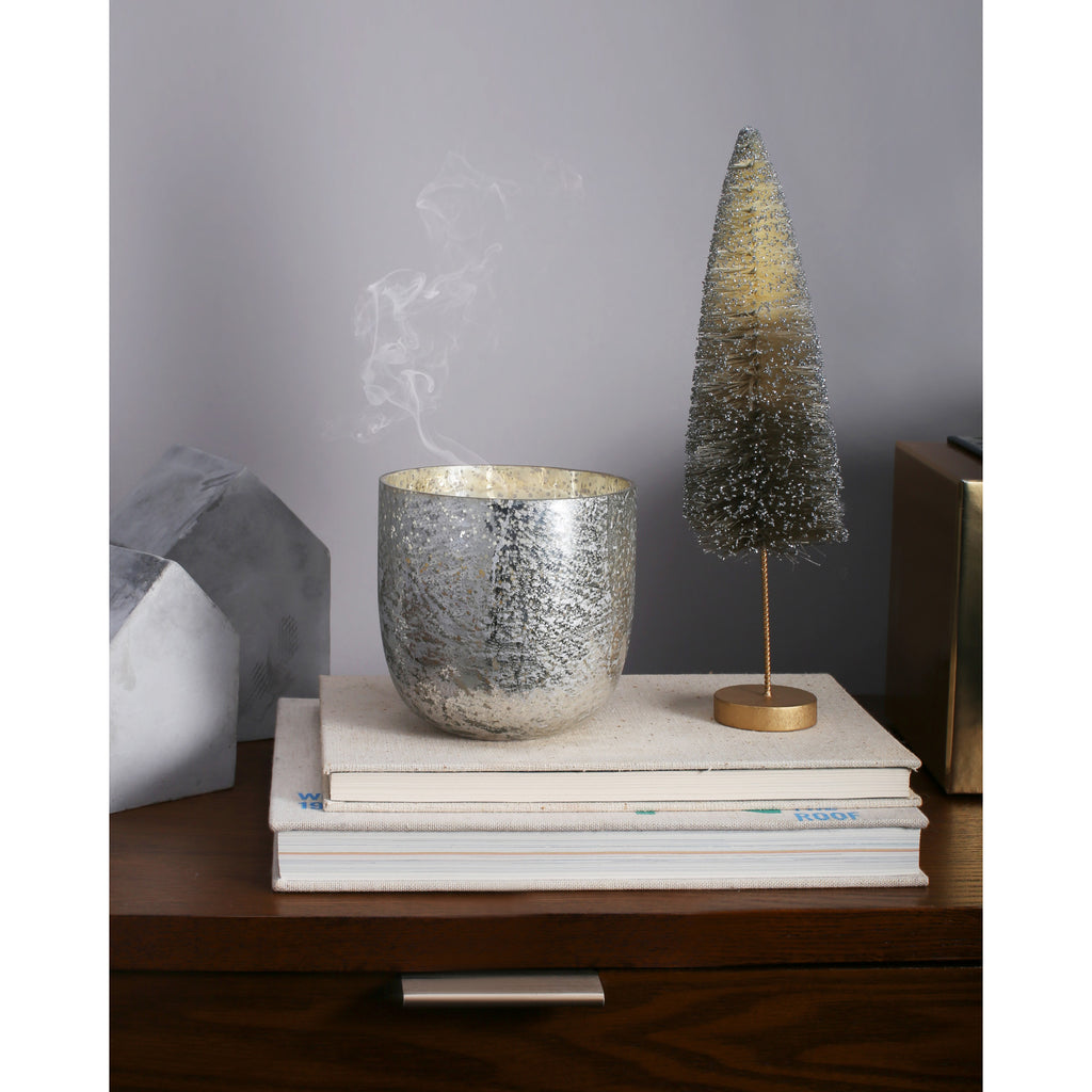 Balsam & Cedar Sanded Mercury Candle - Large